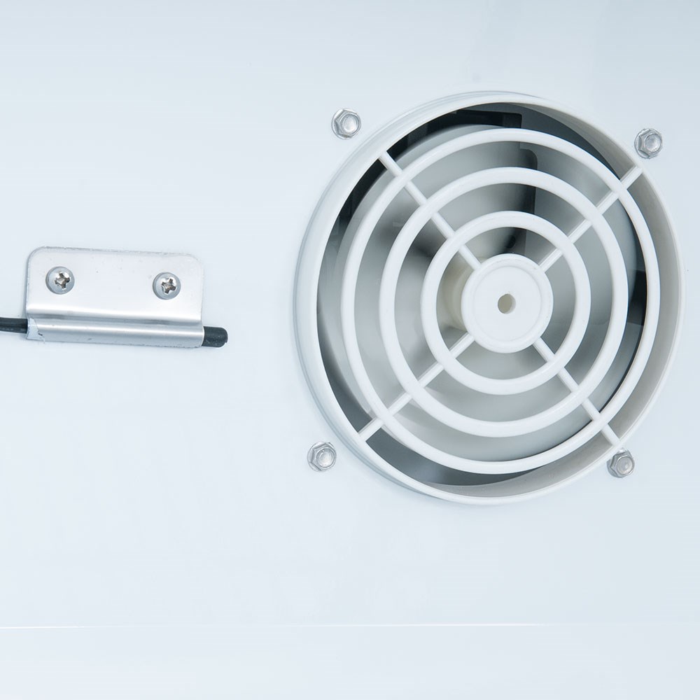 weißer Kühlschrank GT76 mit Glastür, 469 Liter