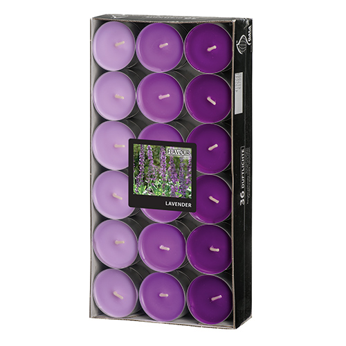 25920 "Flavour by GALA" Duftlichte Ø 38 mm · 17 mm violett - Lavender "Ton in Ton"