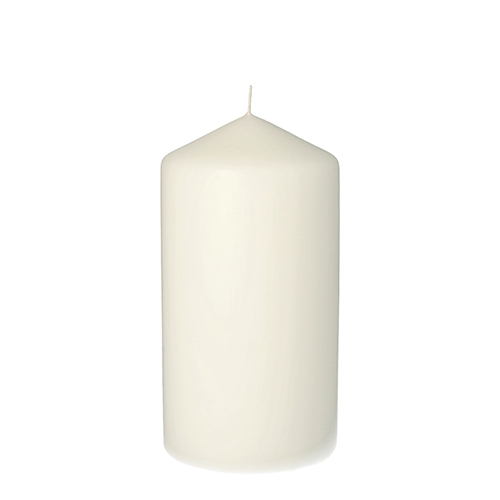 672 Stumpenkerze Ø 80 mm · 150 mm weiss
