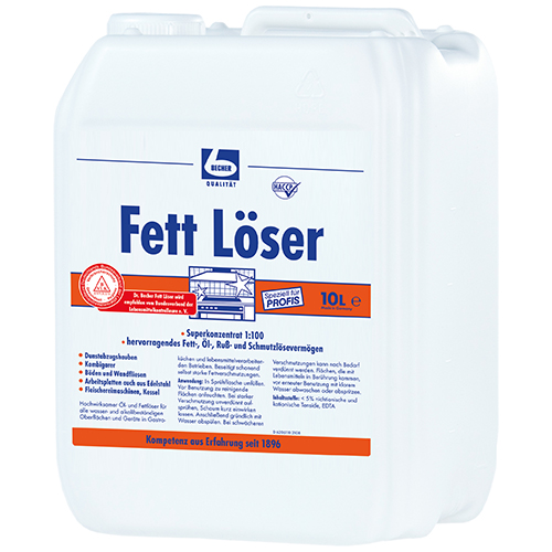 Dr. Becher Fett Löser 10 l