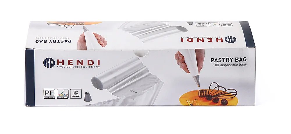 Spritzbeutel, transparent, 100 Stk., 445x220mm Spritzbeutel, transparent, 100 Stk., 445x220mm