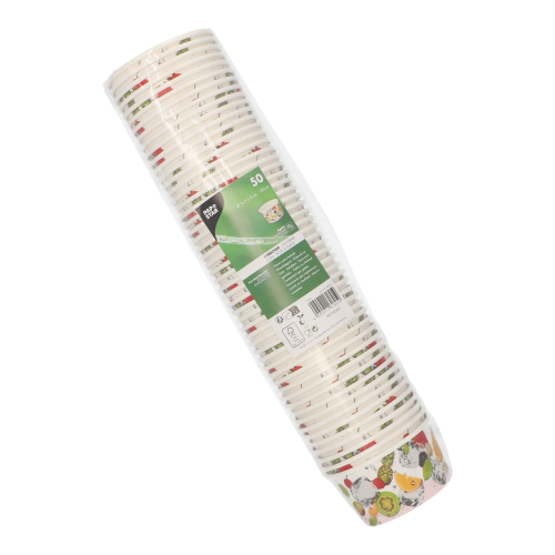 50 Eisbecher, Pappe rund 150 ml Ø 9,2 cm · 5 cm "Früchte" 12000 Eisbecher, Pappe rund 150 ml Ø 9,2 cm · 5 cm "Früchte"