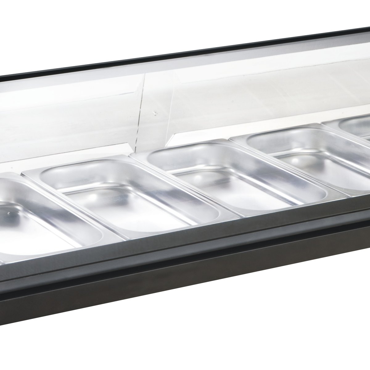 Warmhaltevitrine Cristal 6 6x GN 1/3 x 40 mm Warmhaltevitrine Cristal 6 6x GN 1/3 x 40 mm