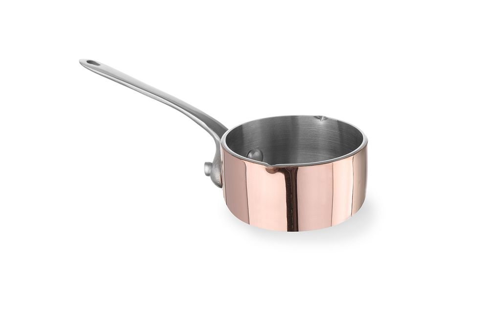 Miniatur-Kasserolle mit Ausgießer, HENDI, 0,26L, ⌀85x(H)50mm