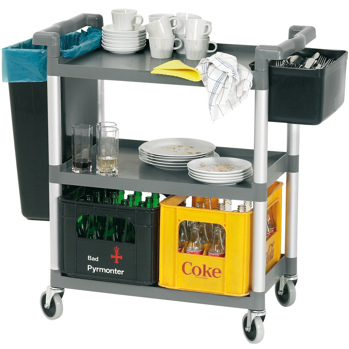 Abräumbehälter-Set für Transportwagen Adjutant Abräumbehälter-Set für Transportwagen Adjutant