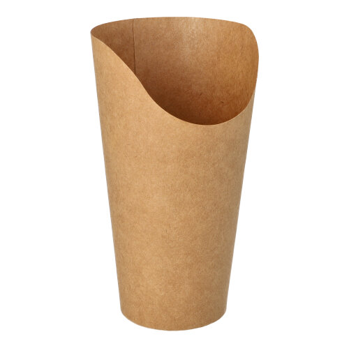9000 Wrap Cups, Pappe 590 ml 15,9 cm x 6 cm x 8 cm braun