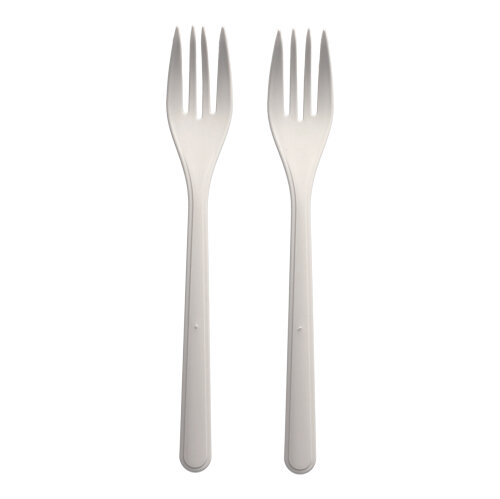 50000 "Circulware by Haval" Mehrweg-Gabeln PP-MF 18,5 cm weiss extra stabil