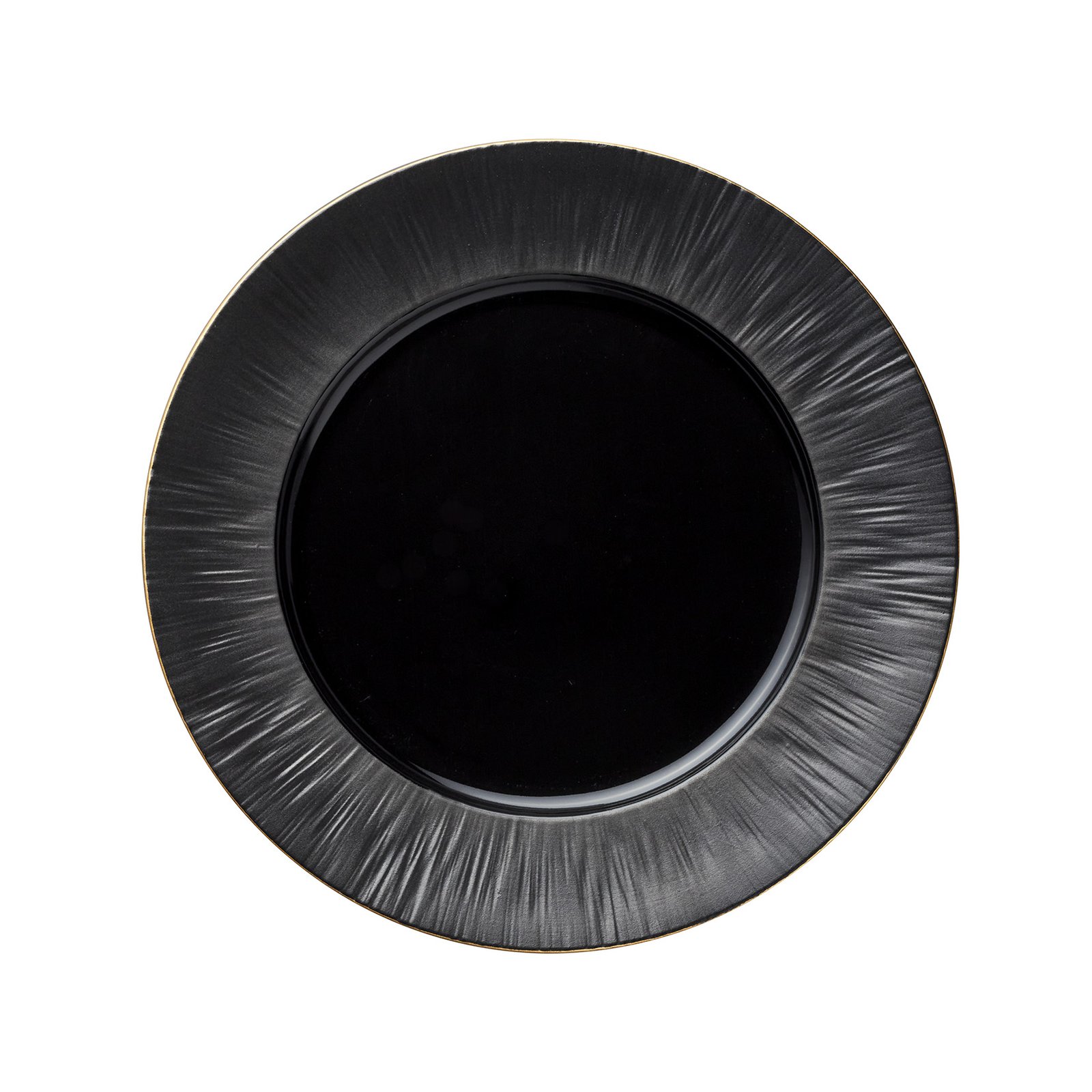 Teller Set MAYA KURO, flach, Ø 27 cm, schwarz Teller Set MAYA KURO, flach, Ø 27 cm, schwarz