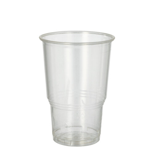 300 Kaltgetränkebecher, PLA "pure" 0,25 l Ø 7,8 cm · 11 cm glasklar mit Schaumrand 21000 Kaltgetränkebecher, PLA "pure" 0,25 l Ø 7,8 cm · 11 cm glasklar mit Schaumrand