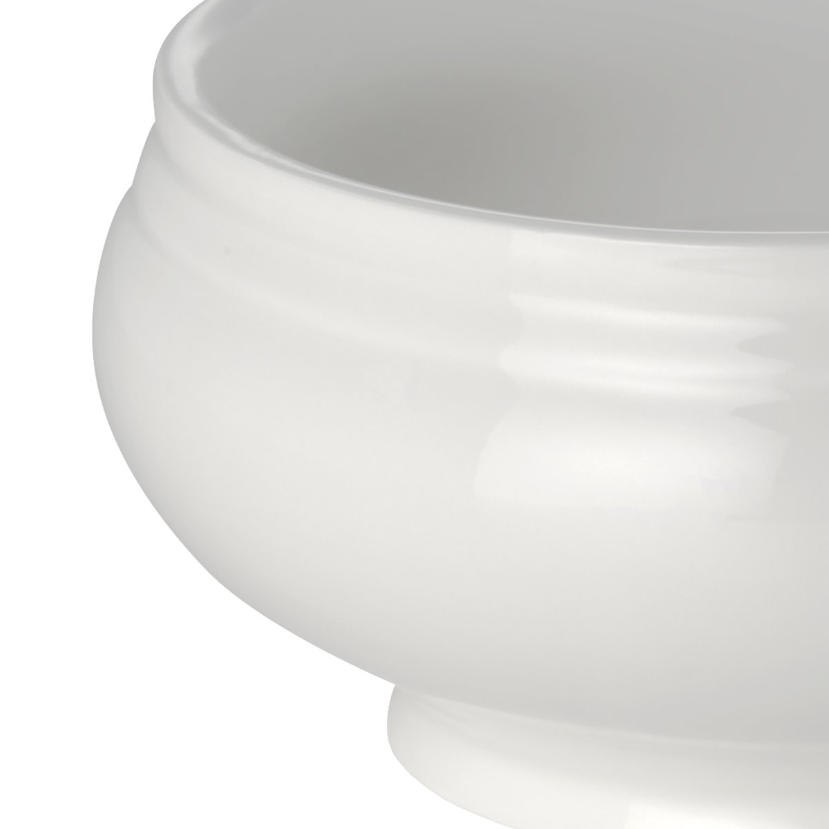 Terrine, 0,5 ltr., Ø 12,5 cm, weiß glänzend, Porzellan Terrine, 0,5 ltr., Ø 12,5 cm, weiß glänzend, Porzellan