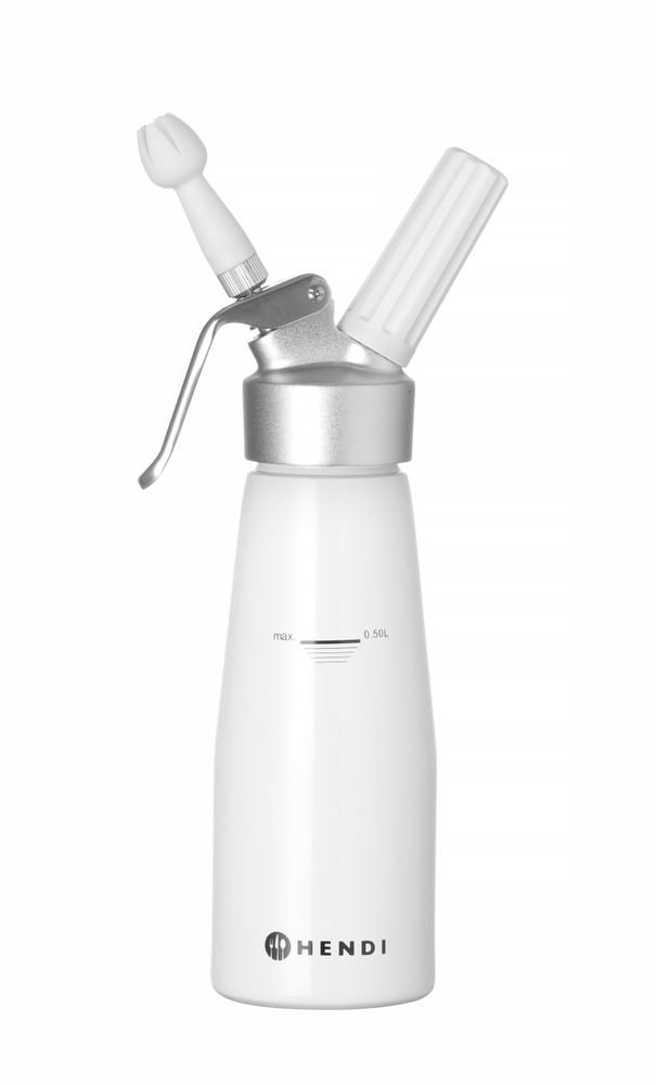 Sahnespender Kitchen Line, weiß, HENDI, Kitchen Line, 0,5L, ⌀80x(H)260mm