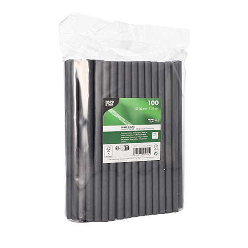 28800 Shake-Halme Papier Ø 10 mm · 21 cm schwarz