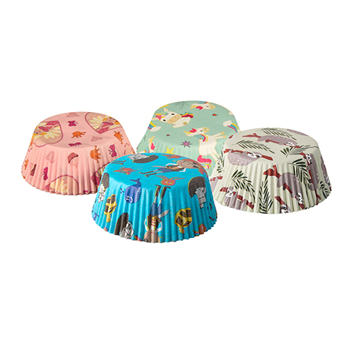 60 Backförmchen Ø 5 cm · 2,5 cm 4 Motive sortiert 151200 Backförmchen Ø 5 cm · 2,5 cm 4 Motive sortiert