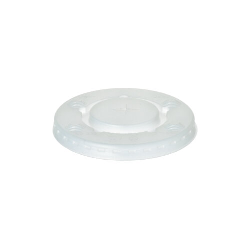 150 Deckel PS rund Ø 9 cm · 1 cm klar mit Kreuzschlitz 43200 Deckel PS rund Ø 9 cm · 1 cm klar mit Kreuzschlitz