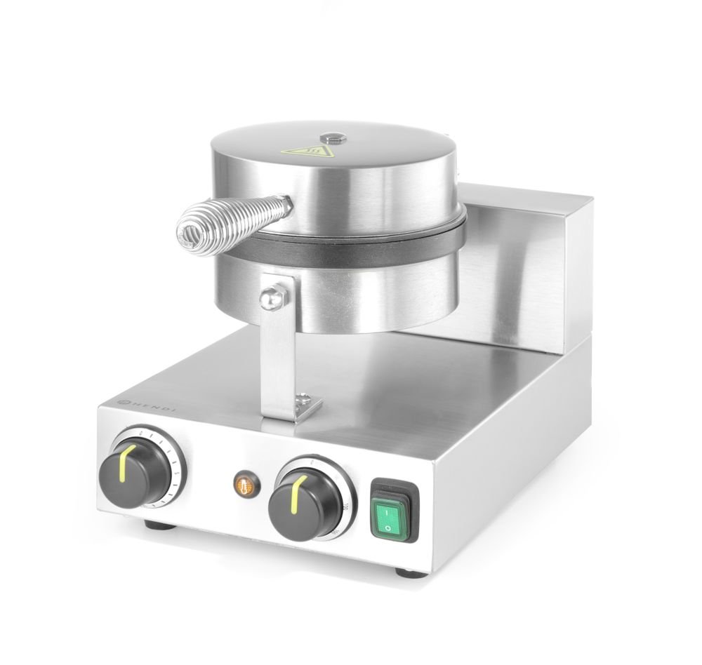 Waffeleisen rund, HENDI, 230V/1000W, 250x491x(H)285mm