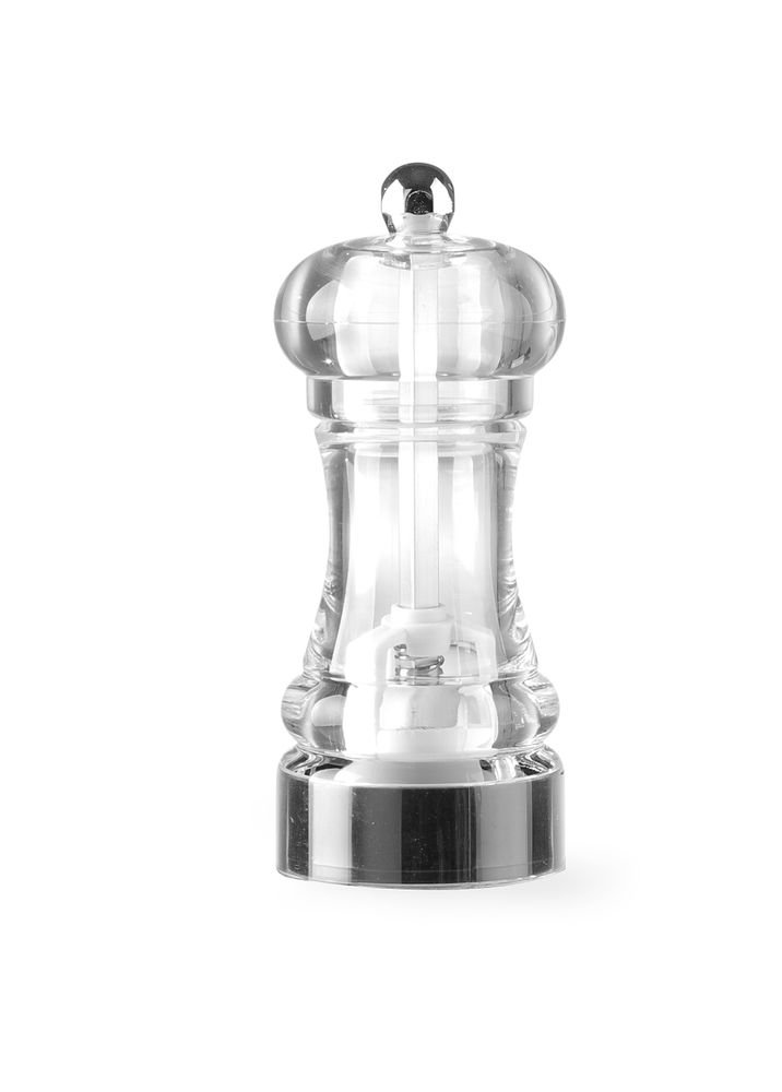 Pfeffermühle - transparent, HENDI, Pfeffermühle, Transparent, ⌀63x(H)180mm