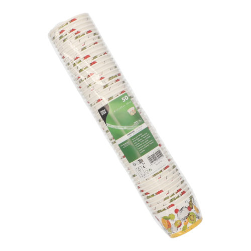 14000 Eisbecher, Pappe rund 125 ml Ø 7,5 cm · 4,8 cm farbig "Früchte"