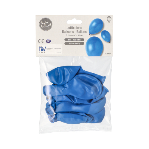 33600 Luftballons Ø 25 cm blau