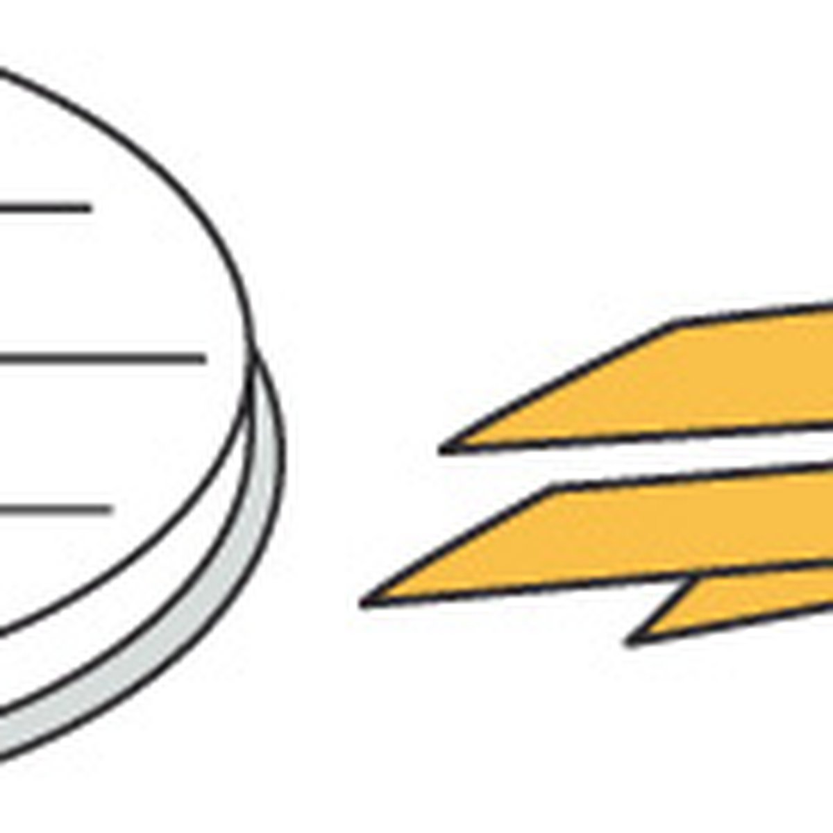 Pasta-Scheibe Ø 57 mm Fettuchine für MPF 2,5 und MPF 4