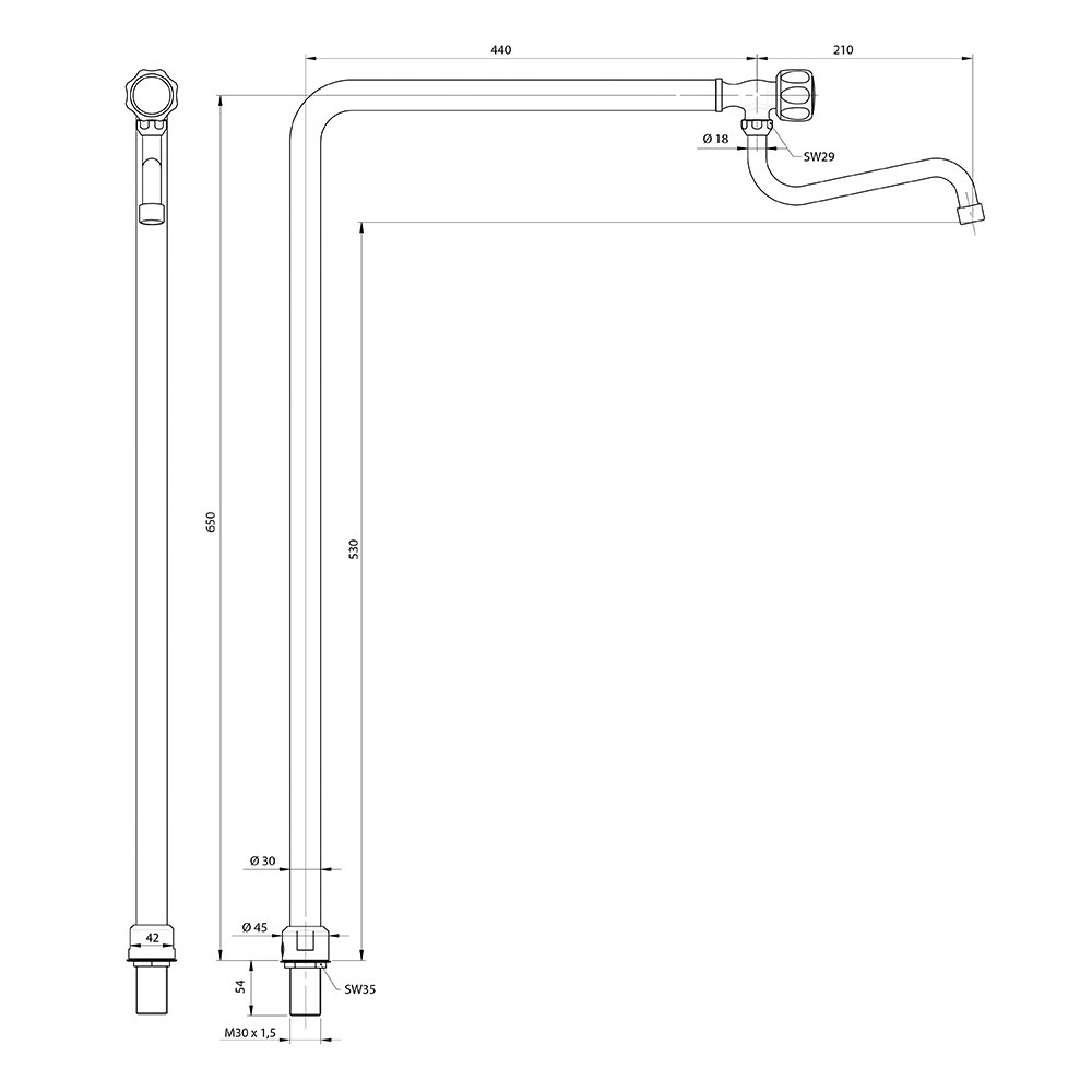Wasserzulauf Serie 700 ND