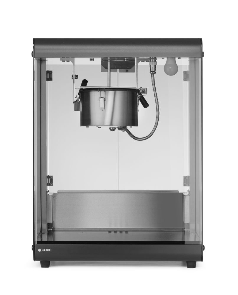 Popcorn-Maschine, 80L, Schwarz, 220-240V/1155W, 560x445x(H)775mm