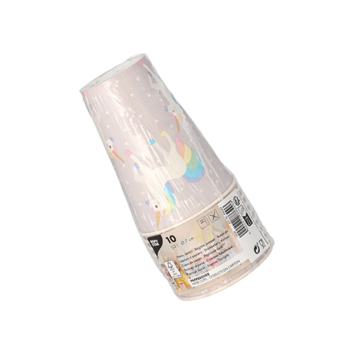 10080 Trinkbecher, Pappe 0,2 l Ø 7 cm · 9,7 cm "Unicorn"