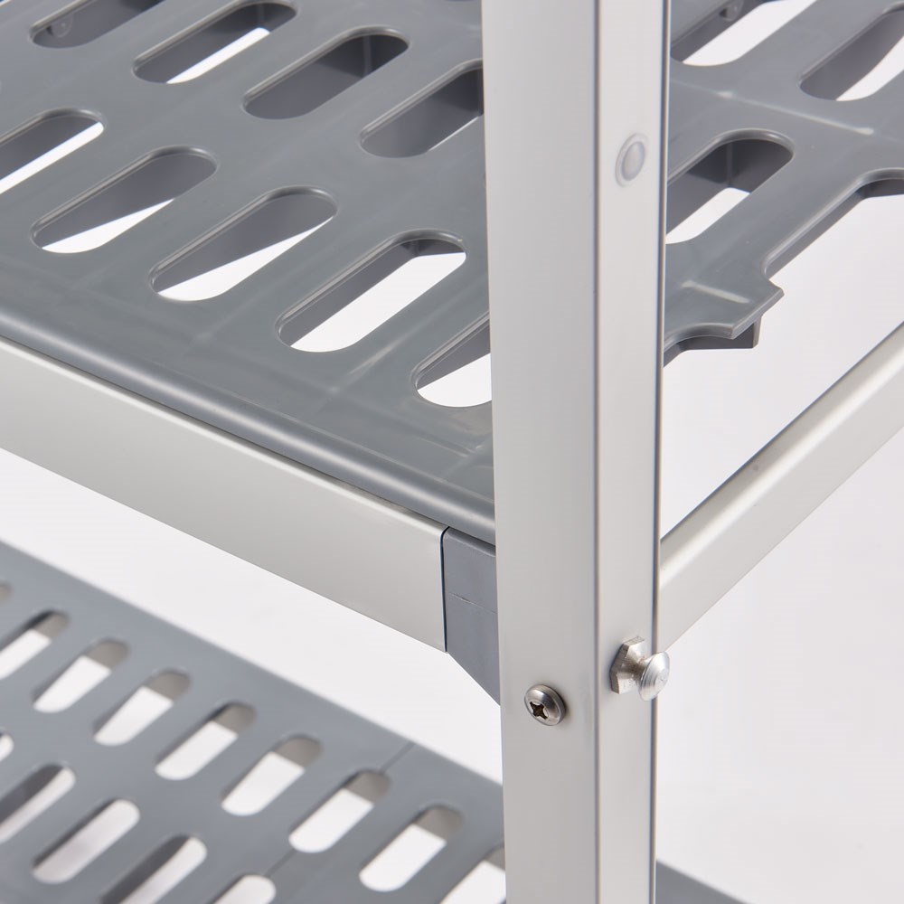 Lagerregal aus Aluminium, 1510x560x1680 mm (BxTxH)