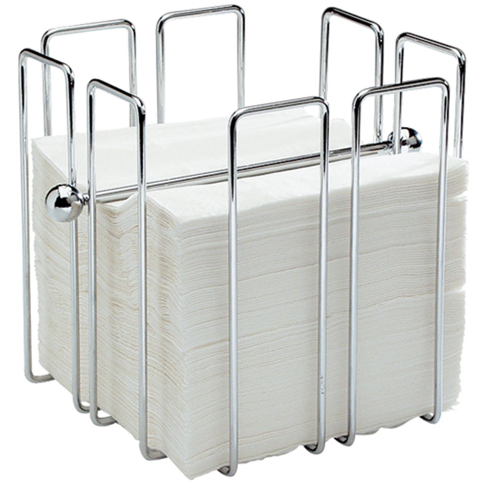 Serviettenhalter, verchromt, 195 x 195 x 190 mm (BxTxH) Serviettenhalter, verchromt, 195 x 195 x 190 mm (BxTxH)