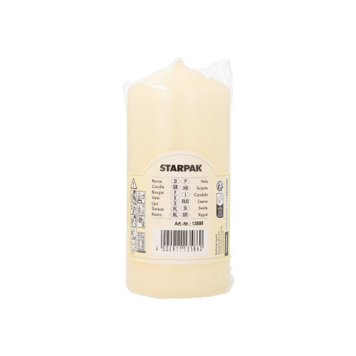 1 Stumpenkerze Ø 60 mm · 130 mm creme 1120 Stumpenkerze Ø 60 mm · 130 mm creme