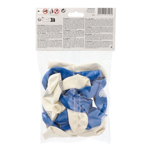 20 Luftballons Ø 25 cm farbig sortiert "Bayrisch Blau" 38400 Luftballons Ø 25 cm farbig sortiert "Bayrisch Blau"