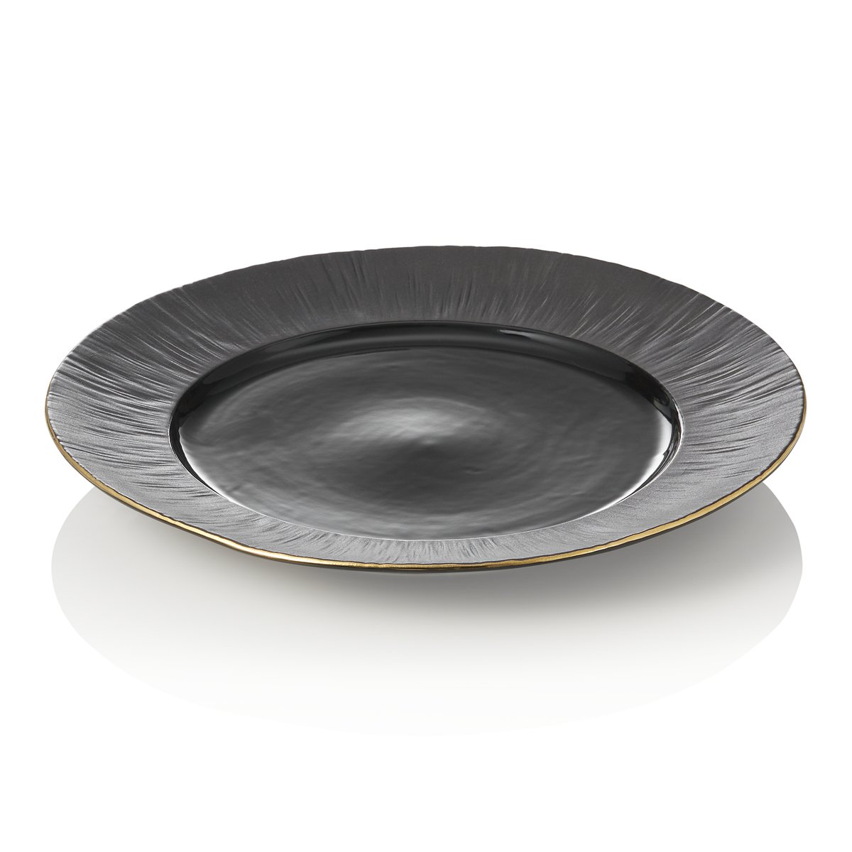 Teller Set MAYA KURO, flach, Ø 30 cm, schwarz Teller Set MAYA KURO, flach, Ø 30 cm, schwarz