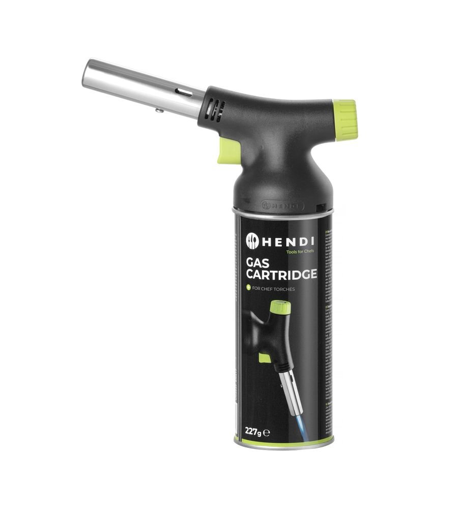 HENDI Jet Crème-Brûlée-Brenner - Set mit Kartusche, HENDI, 175x68x(H)260mm HENDI Jet Crème-Brûlée-Brenner - Set mit Kartusche, HENDI, 175x68x(H)260mm