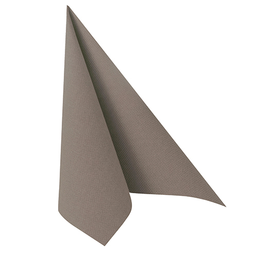 12000 Servietten "ROYAL Collection" 1/4-Falz 40 cm x 40 cm grau