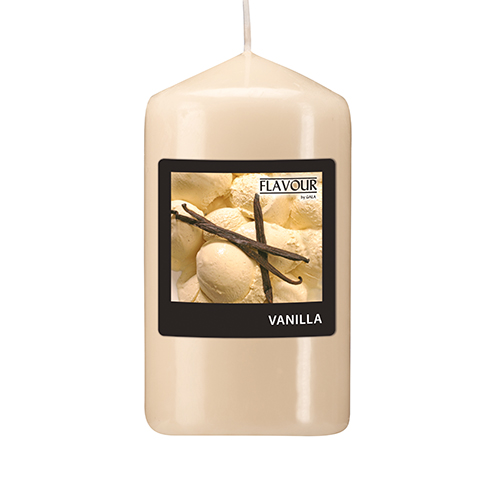 Flavour by GALA Duft-Stumpenkerze Ø 58 mm · 110 mm creme - Vanilla