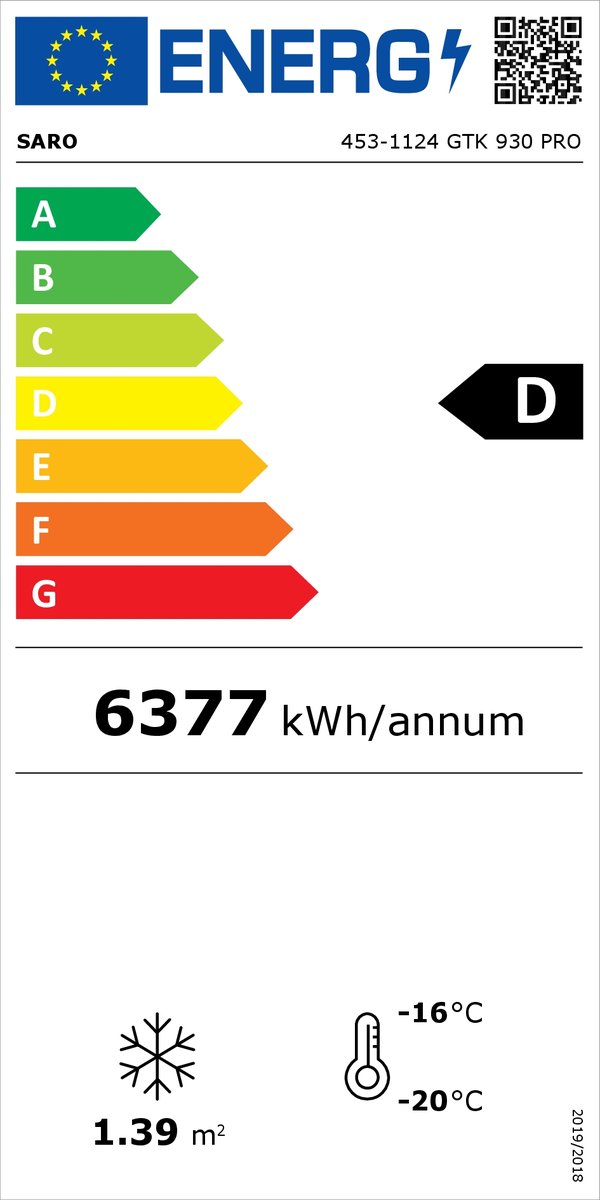 Tiefkühlschrankmit2Glastüren,ModellGTK930PRO
