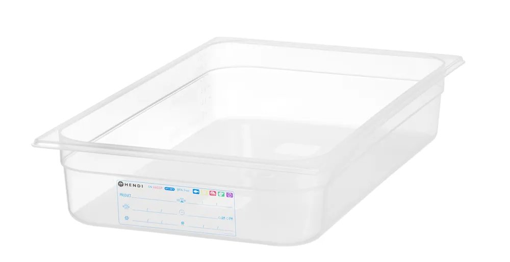 Gastronorm-Behälter 1/1, GN 1/1, 12L, Transparent, 530x325x(H)100mm