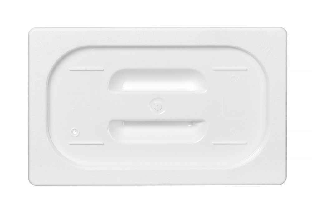 Gastronorm Deckel, HENDI, GN 1/1, Weiß, 530x325mm Gastronorm Deckel, HENDI, GN 1/6, Weiß, 176x162mm