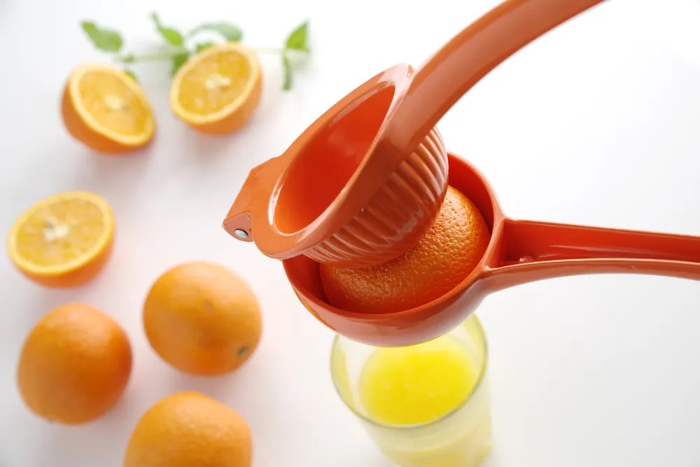 Zitruspresse, BarUp, orange (für Orangen), 232x91x(H)60mm Zitruspresse, BarUp, orange (für Orangen), 232x91x(H)60mm