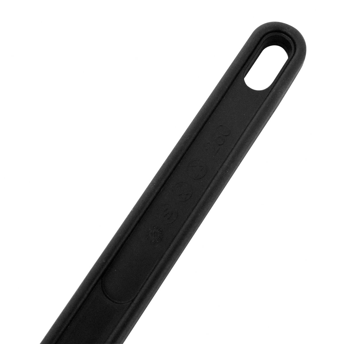 Stielschaber-Löffel weiss/schwarz 250 mm Stielschaber-Löffel weiss/schwarz 250 mm