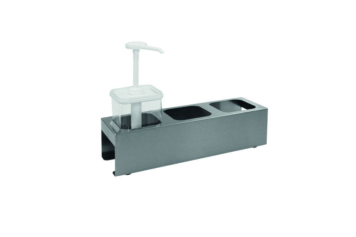 Ständer für Druckknop-Dosierspender quadratisch