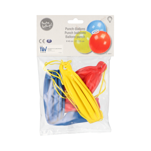 7200 Punch Ballons Ø 40 cm farbig sortiert