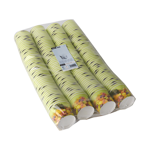 16000 Eisbecher, Pappe rund 100 ml Ø 7 cm · 5,3 cm "Früchte"