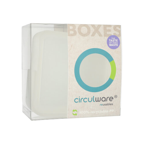 Circulware by Haval Deckel für Mehrweg-Schalen Mix & Match eckig 2,5 cm x 15,6 cm x 15,6 cm transparent Circulware by Haval Deckel für Mehrweg-Schalen Mix & Match eckig 2,5 cm x 15,6 cm x 15,6 cm transparent