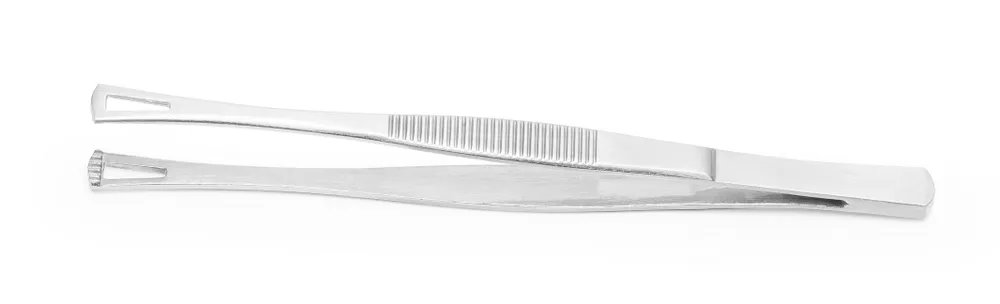 Pinzette, quadratischer Kopf, (L)145mm Pinzette, quadratischer Kopf, (L)145mm