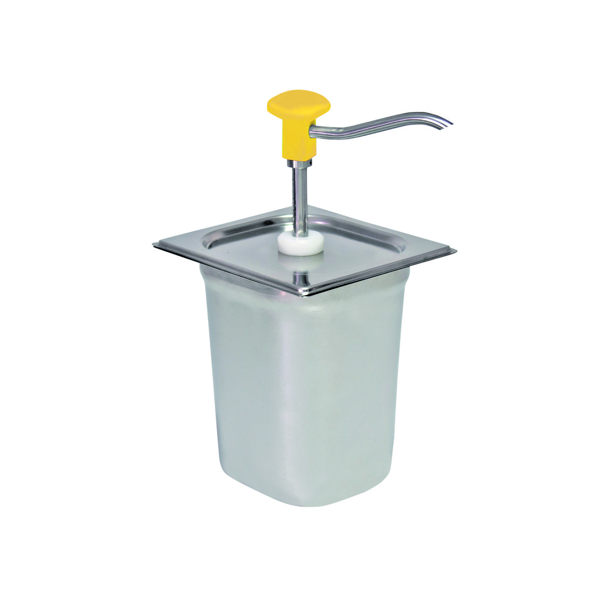 Druckknopf Dosierspender - 3 Liter, gelb Druckknopf Dosierspender - 3 Liter, gelb