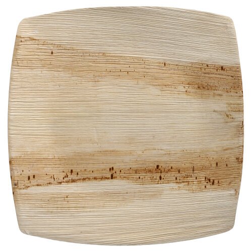1800 Teller, Palmblatt "pure" 26 cm x 26 cm natur "QUADRATO"