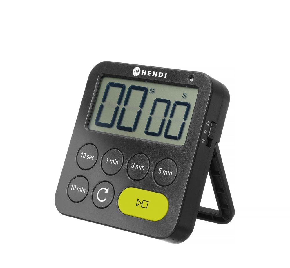 Timer, HENDI, Schwarz, 82x20x(H)88mm