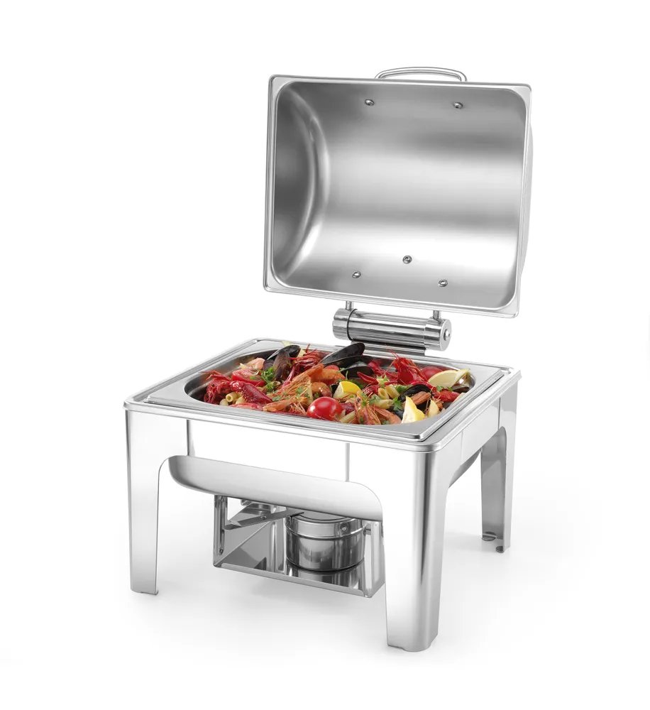 Chafing Dish GN 1/2, Spiegelglanz, Profi Line, 4L, 365x345x(H)345mm Chafing Dish GN 1/2, Spiegelglanz, Profi Line, 4L, 365x345x(H)345mm