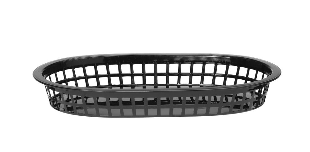 Servierkörbe im Fastfood-Stil, HENDI, Schwarz, 6 Stk., 275x175x(H)38mm