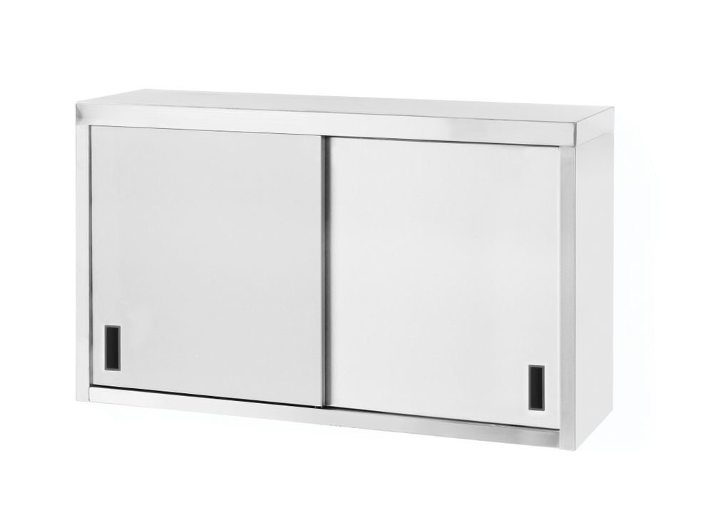 Wandschrank – verschweißt, mit Schiebetüren, HENDI, Profi Line, 1000x300x(H)600mm